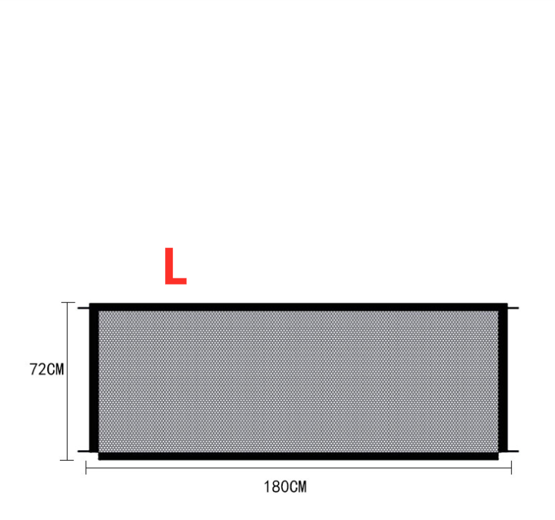 Black Foldable Protection Pet Safety Gate